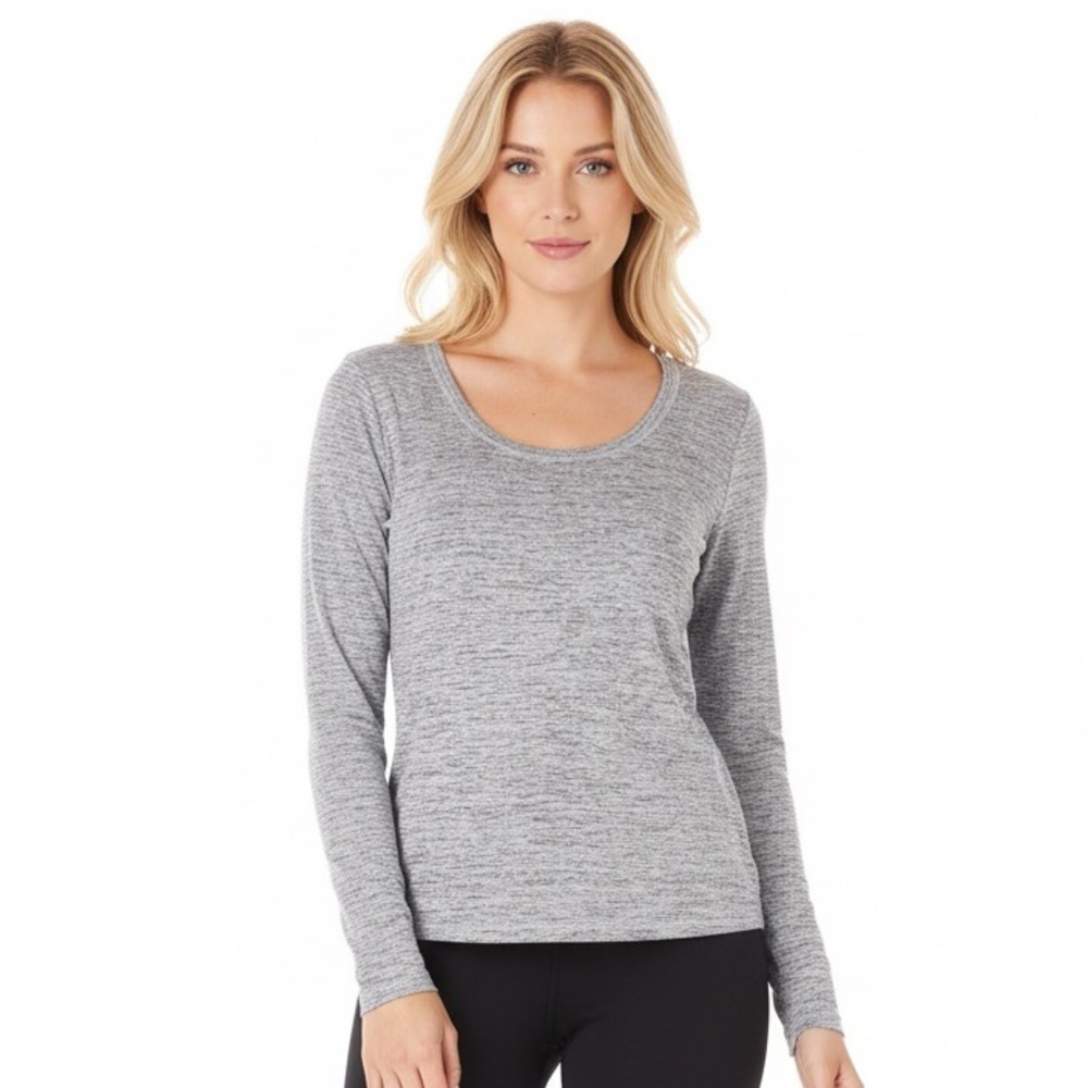 90 Degree size large grey athletic top